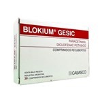 Casasco Blokium Gesic Diclofenac Potasico + Paracetamol 50 / 400 Mg x 30 Comp Recubiertos #1