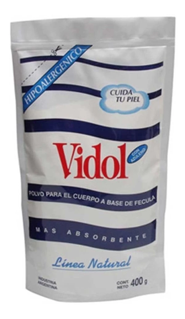 Vidol Fécula Corporal Hipoalergénica Doy Pack 400 g
