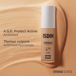 Isdin Base Maquillaje Coverage Spf50 30 ml Tono Bases 2 Beige #6