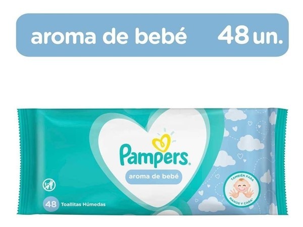 Pampers Toallitas Limpiadoras Húmedas Fresh Clean X 48 un alt