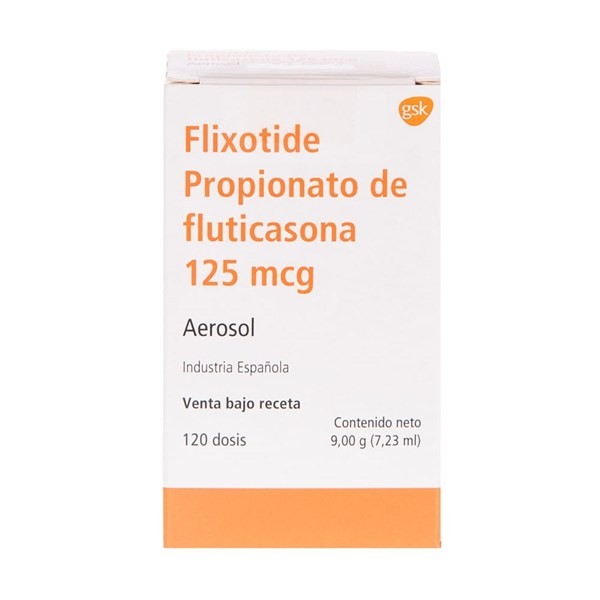 Glaxo Smithkline Flixotide Fluticasona 125 Mcg Inhalador x 120 Dosis