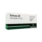 Baliarda Torivas 20 Mg Atorvastatín x 60 Comp Recubiertos Ranurados #1