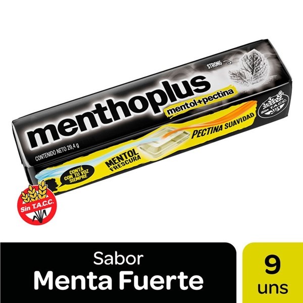 Caramelos Strong Menthoplus x 9U #1