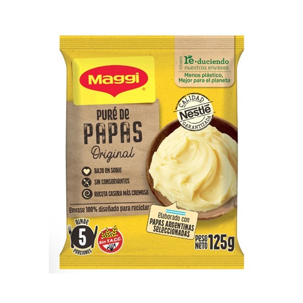 Puré De Papas Cremoso Maggi Original 125 G. #1