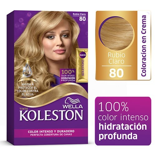 Koleston Coloracion en Crema Kit Rubio Claro 80