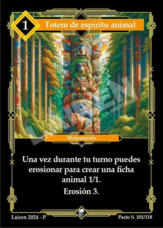 101 Totem De Espiritu Animal Precon - Coste 1