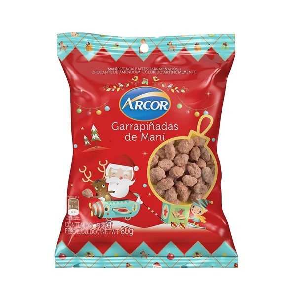 Garrapiñadas Arcor De Mani Paquete 80  Gr #1