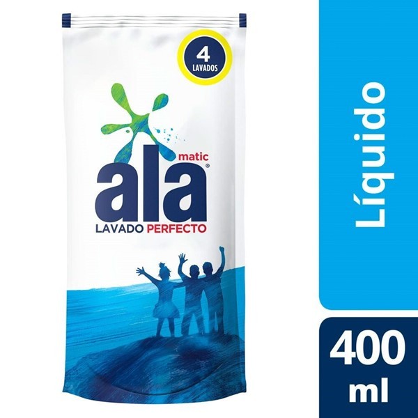 Ala Jabon Liquido Baja Espuma Doypack 400 ml #1