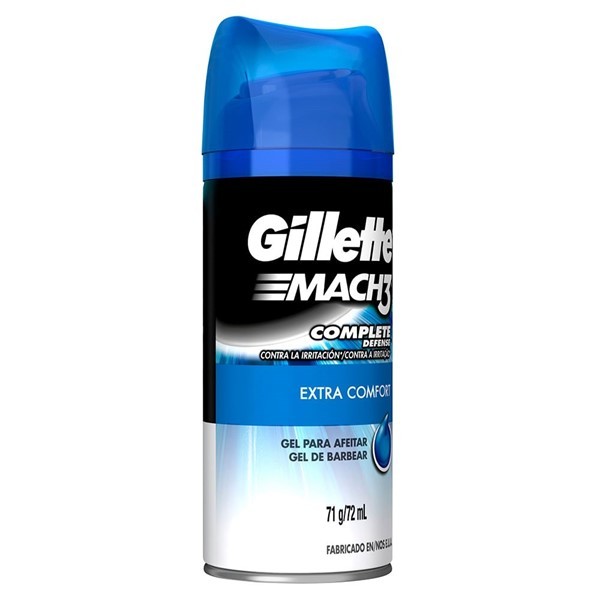 Gel de Afeitar Gillette 3 mach Complete Defense Extra Comfort x 72 ml alt
