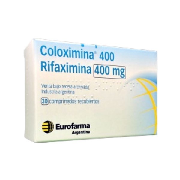 Eurofarma Coloximina Rifaximina 400 Mg x 30 Comp #1