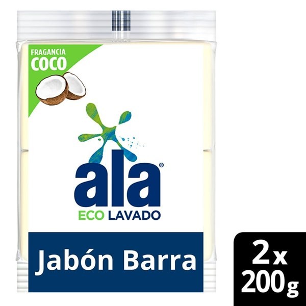 Jabon En Pan Ala Ecolavado Coco 2u 200 G #1
