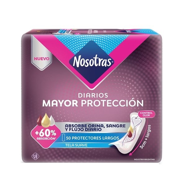 Protectores Nosotras Largos Multifluidos x 50 un #1