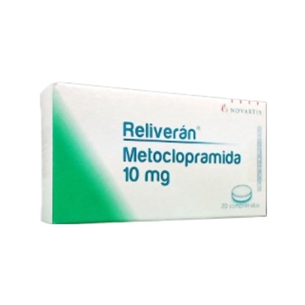 Gador Reliveran Metoclopramida 10 Mg x 20 Comp #1