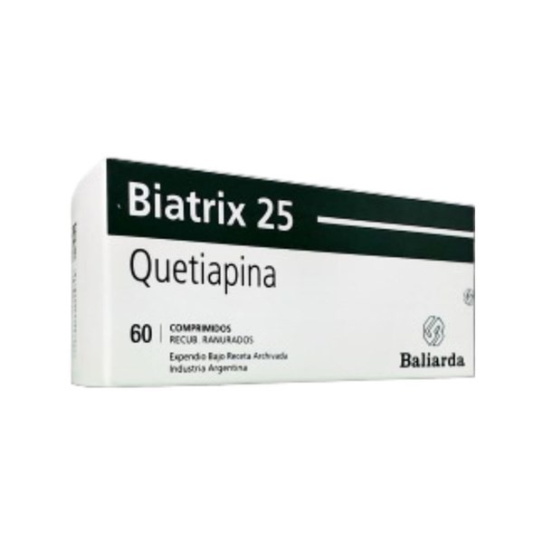 Baliarda Biatrix 25 Quetiapina 25 Mg x 60 Comp Recubiertos Ranurados #1