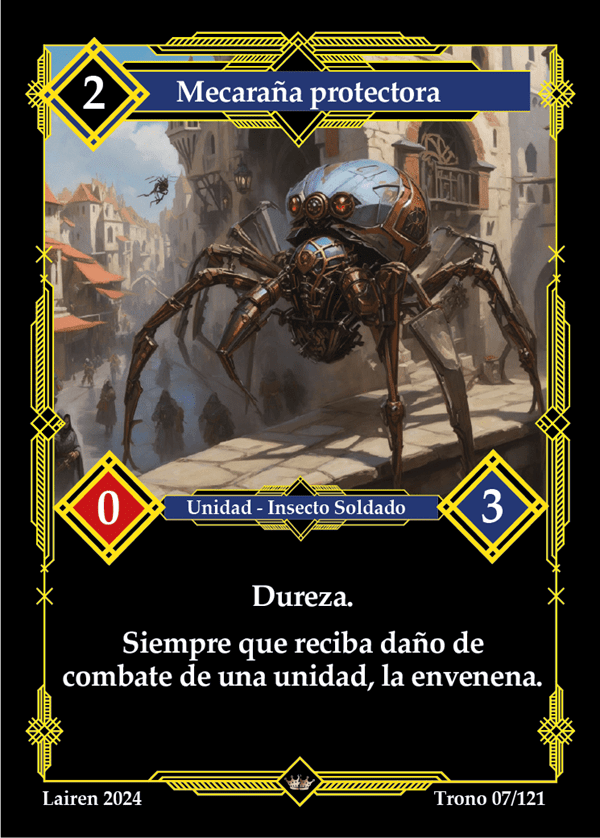 007 Mecaraña Protectora 1ra Edicion - Coste 2 #1