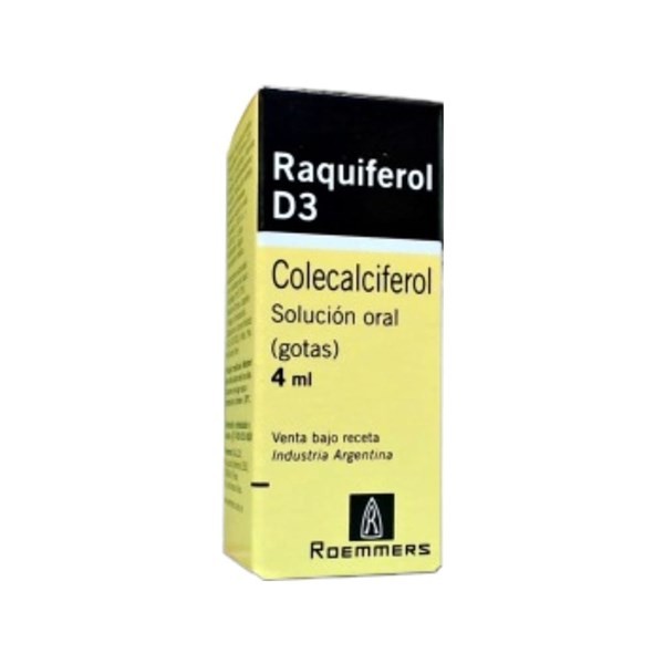 Roemmers Raquiferol Vitamina D3 Gotas x 4 ml #1