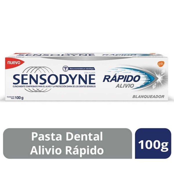 Sensodyne Rápido Alivio Blanqueador Crema Dental 100grs #1