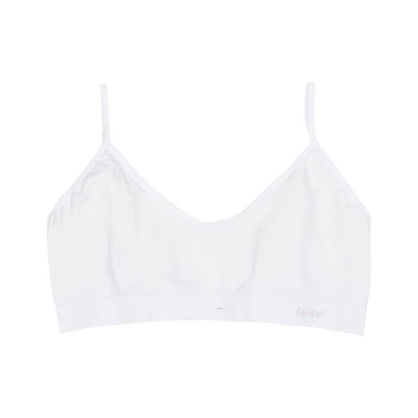 Wav Kids Corpiño Para Adolecentes Wav Sin Costuras Blanco #1