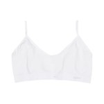 Wav Kids Corpiño Para Adolecentes Wav Sin Costuras Blanco #1