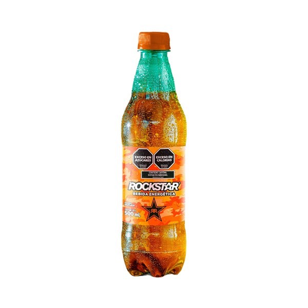 Bebida Energizante Rockstar De Naranja Pet 500 Cc. #1