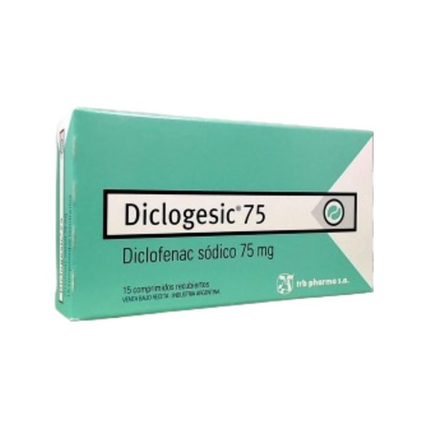 Trb-Pharma Diclogesic Diclofenac Sódico75 Mg x 15 Comp Recubiertos #1