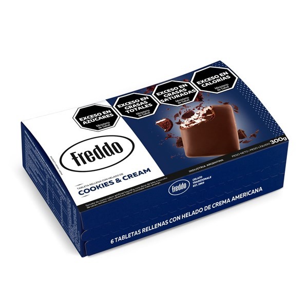 Tableta Freddo De Americana En Caja 6 Uni #1