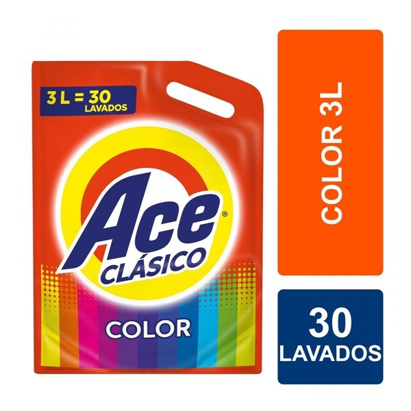 Ace Jabón Líquido Color Clásico 3 l