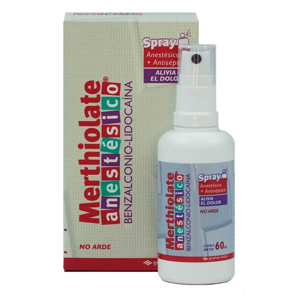 Gramon Millet Merthiolate Anestésico X 60 Ml Spray