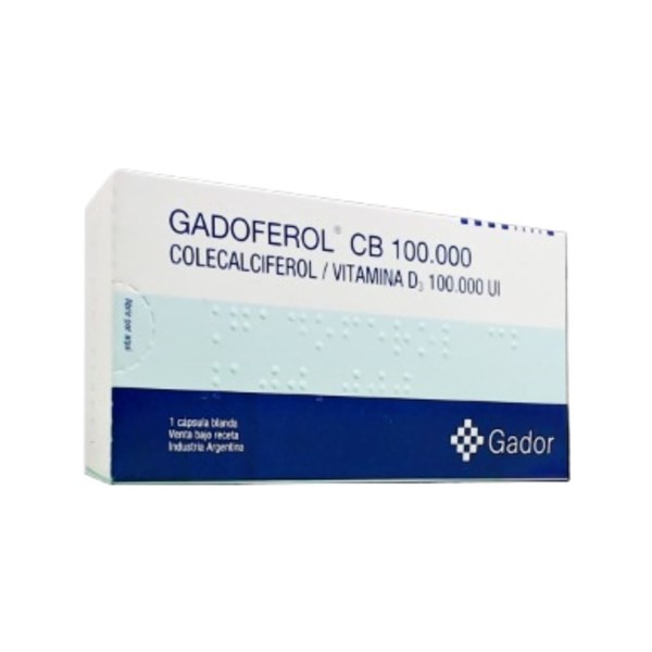 Gador Gadoferol Cb Vitamina D3 100000 Ui x 1 Cáps Blandas #1