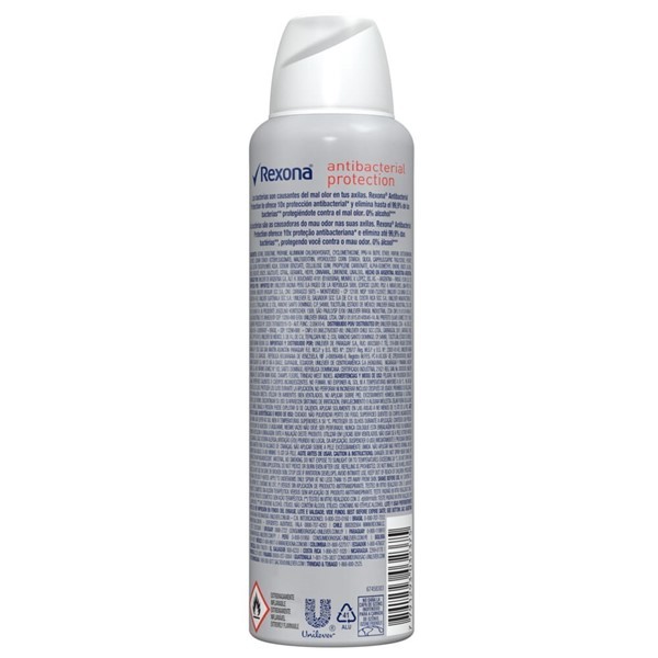 Desodorante Antitranspirante Rexona Antibacterial Women en Aerosol x 150 ml alt