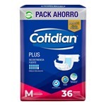 PANAL ADULTO COTIDIAN PLUS M X36 #1