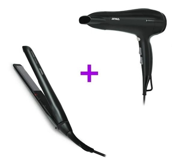 Atma Set Kit Secador de Pelo + Planchita de Pelo Ck4010n
