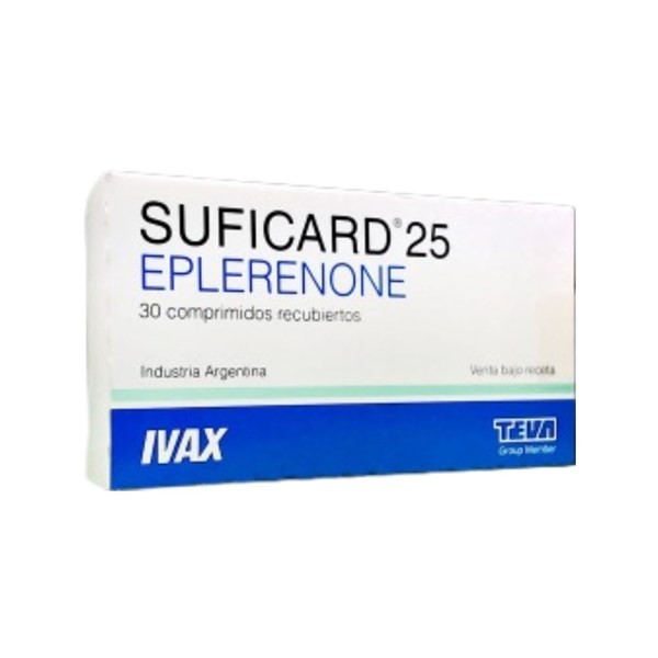 Teva Suficard Eplerenona 25 Mg x 30 Comp Recubiertos #1